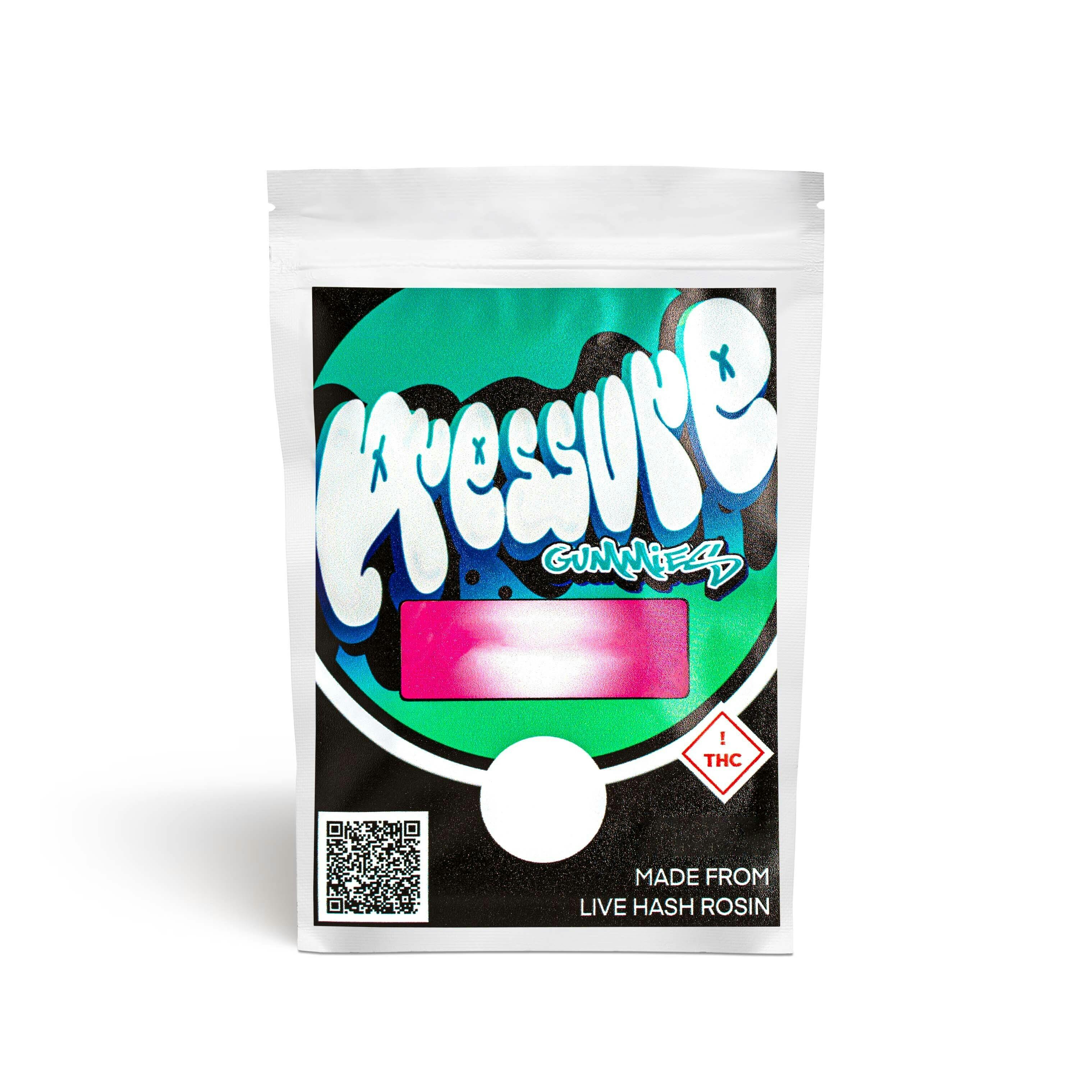 Blue Raspberry Rosin Gummies - 250mg (Medical)