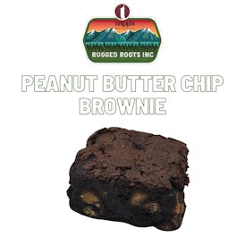 Rugged Roots+Tripp's | Fresh Baked Peanut Butter Chocolate Chip Brownie
