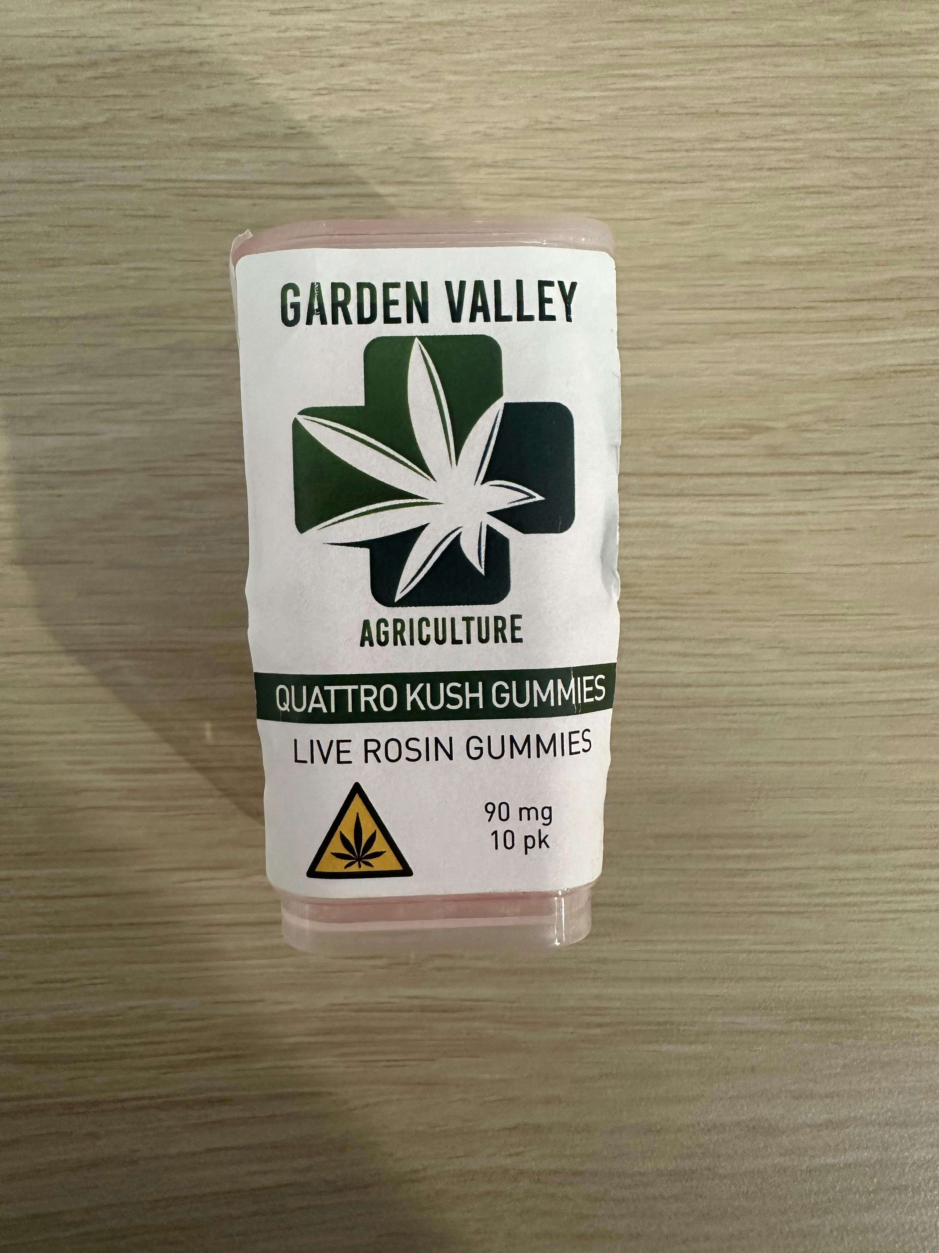 GVA - Live Rosin Gummies - Quattro Kush