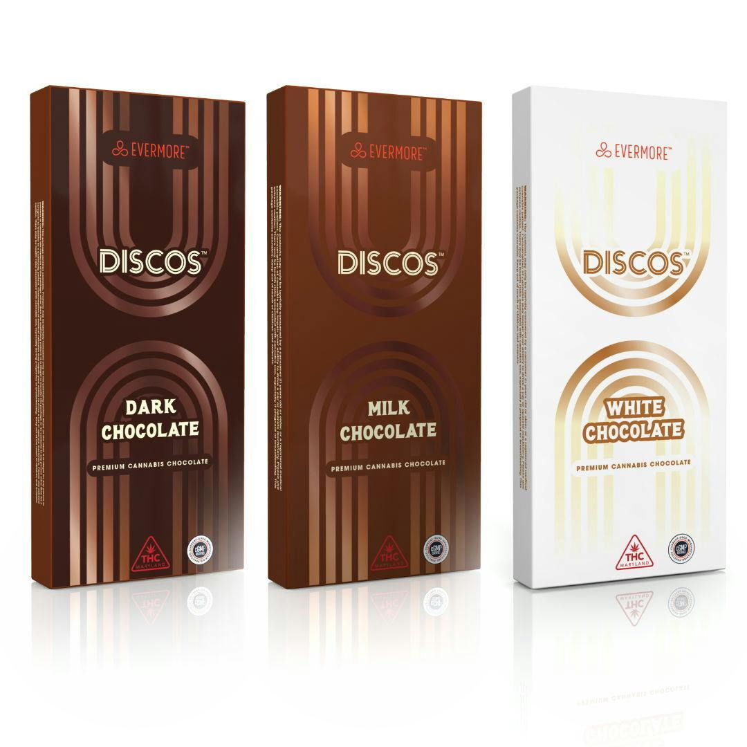 10mg Dark Chocolate Peanut Butter Discos Cups - 100mg - Evermore