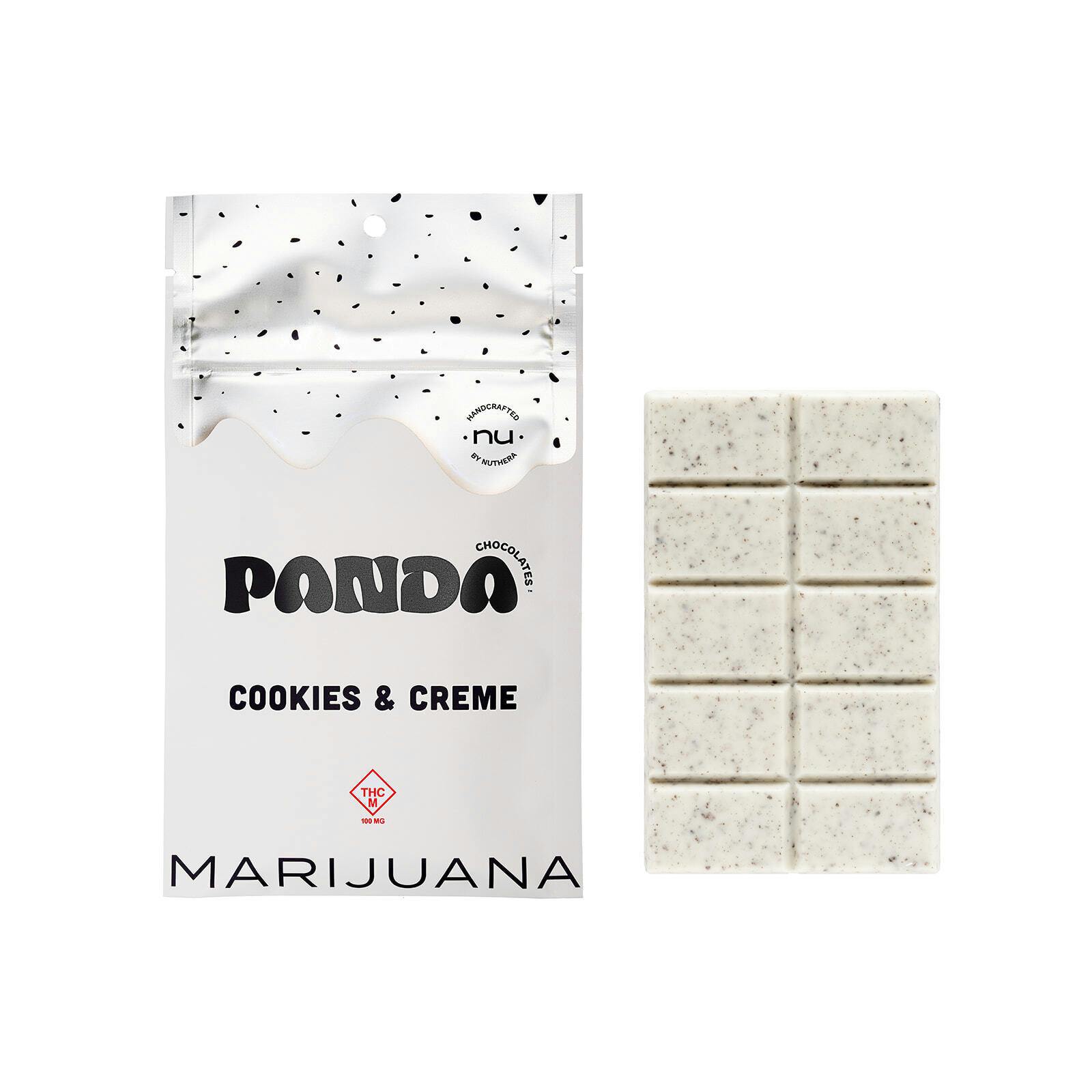 Panda | Chocolate Bar | Cookies & Creme 100mg at Flora Farms Sikeston Dispensary