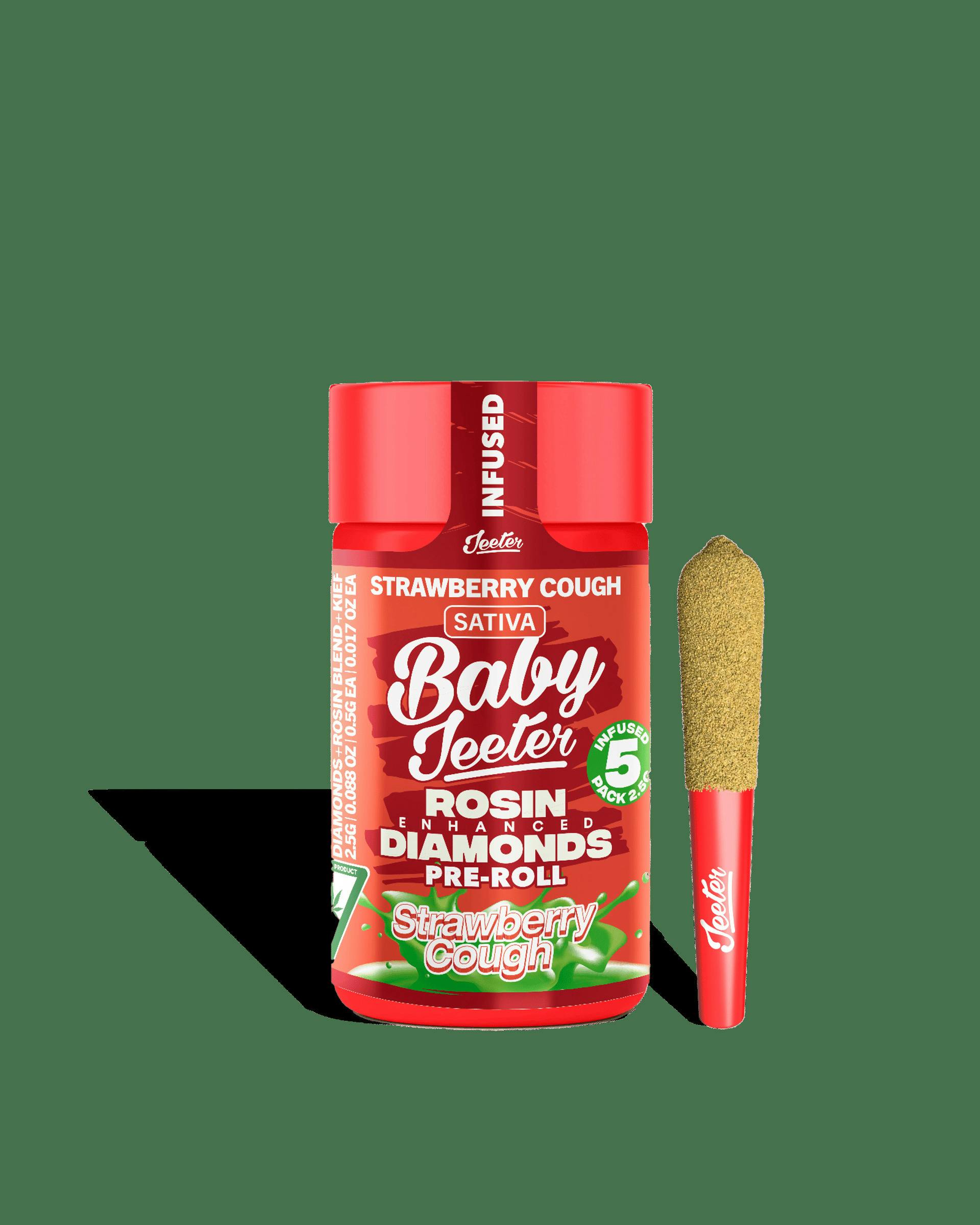 5PK - Infused Pre-Roll - Strawberry Cough
