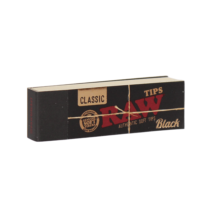 Raw | Black Tips | 50CT