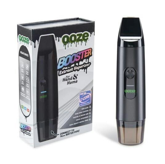Ooze | Booster Extract 2 in 1 Wax Vaporizer Kit | Panther Black