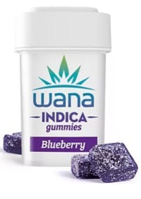 Wana Gummies | Classic Blueberry | Indica |