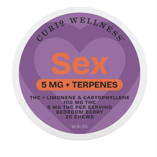 Curio Chews | Bedroom Berry | 20ct 100mg
