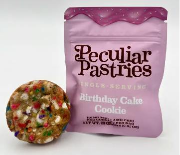 Peculiar Pastries Single | Birthday Cake | 10mg THC 5mg CBD
