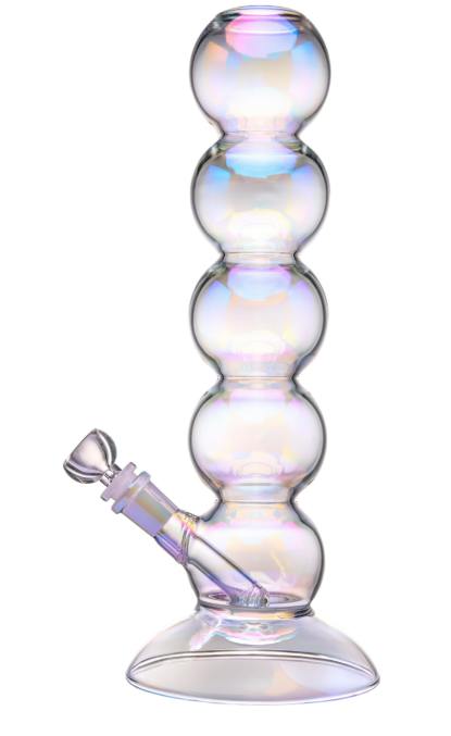 Glass Rigs & Bongs | Bubble Bong13" Iridescent