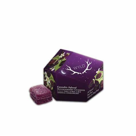 Boysenberry (1:1:1 - THC:CBD:CBN) - Gummies - 20pk - 100 mg