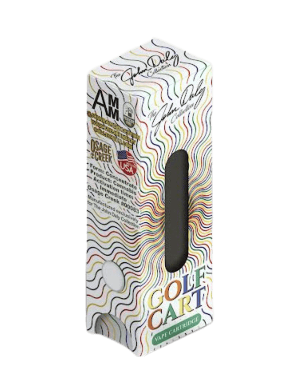 Osage Creek John Daly - Golf Cart - Pina Colada Distillate Cartridge 1g at Bold Dispensary