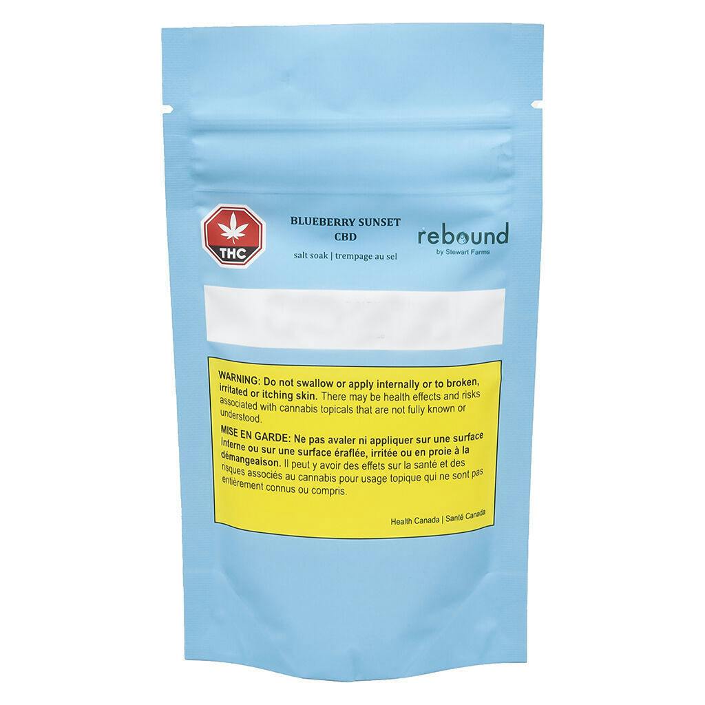 Blueberry Sunset CBD Salt Soak - 125g