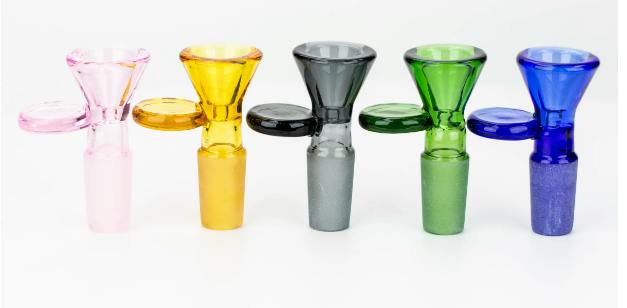 Coloured Bowl With Round Handle