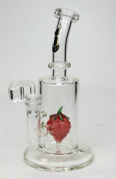 9" Strawberry Dab Rig
