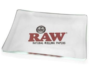 Raw Glass Mini Tray - Clear
