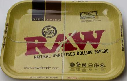 RAW Glass Mini Tray - Gold