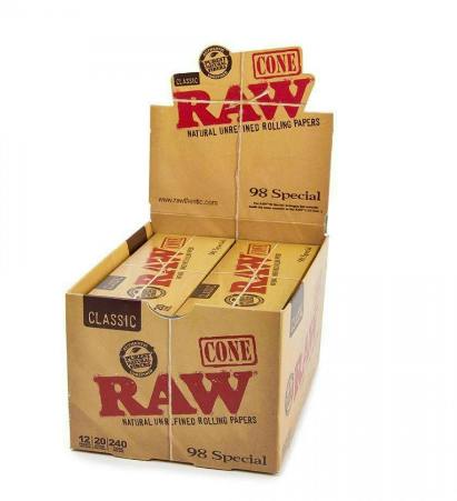 Raw Pre-rolled Cones Special 98/20mm