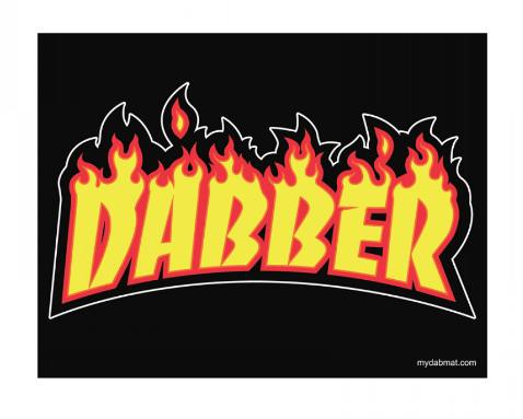 My Dab Mat Dabber Fire 11" x 8.5""