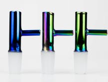 Electroplate Glass Popper Bowl