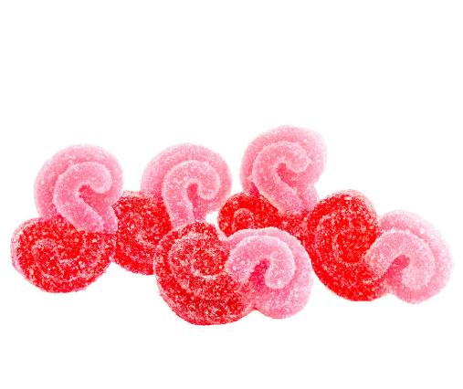 SOURZ - Strawberry Watermelon 4:1 CBG THC Gummies
