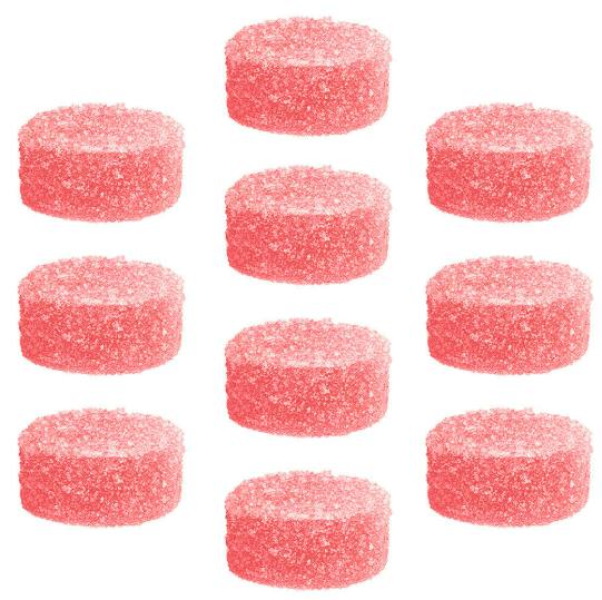Superberry Lemonade MAX10 Party Pack 100 THC Gummies - Shred'ems