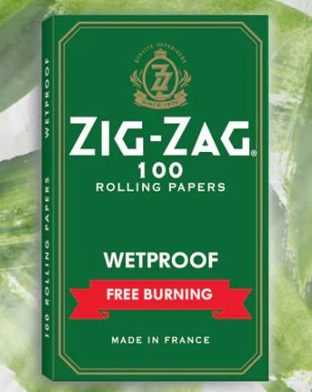Zig Zag Green Wetproof Papers