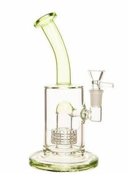 10" Shower Dab Rig w/ Ring Percolator