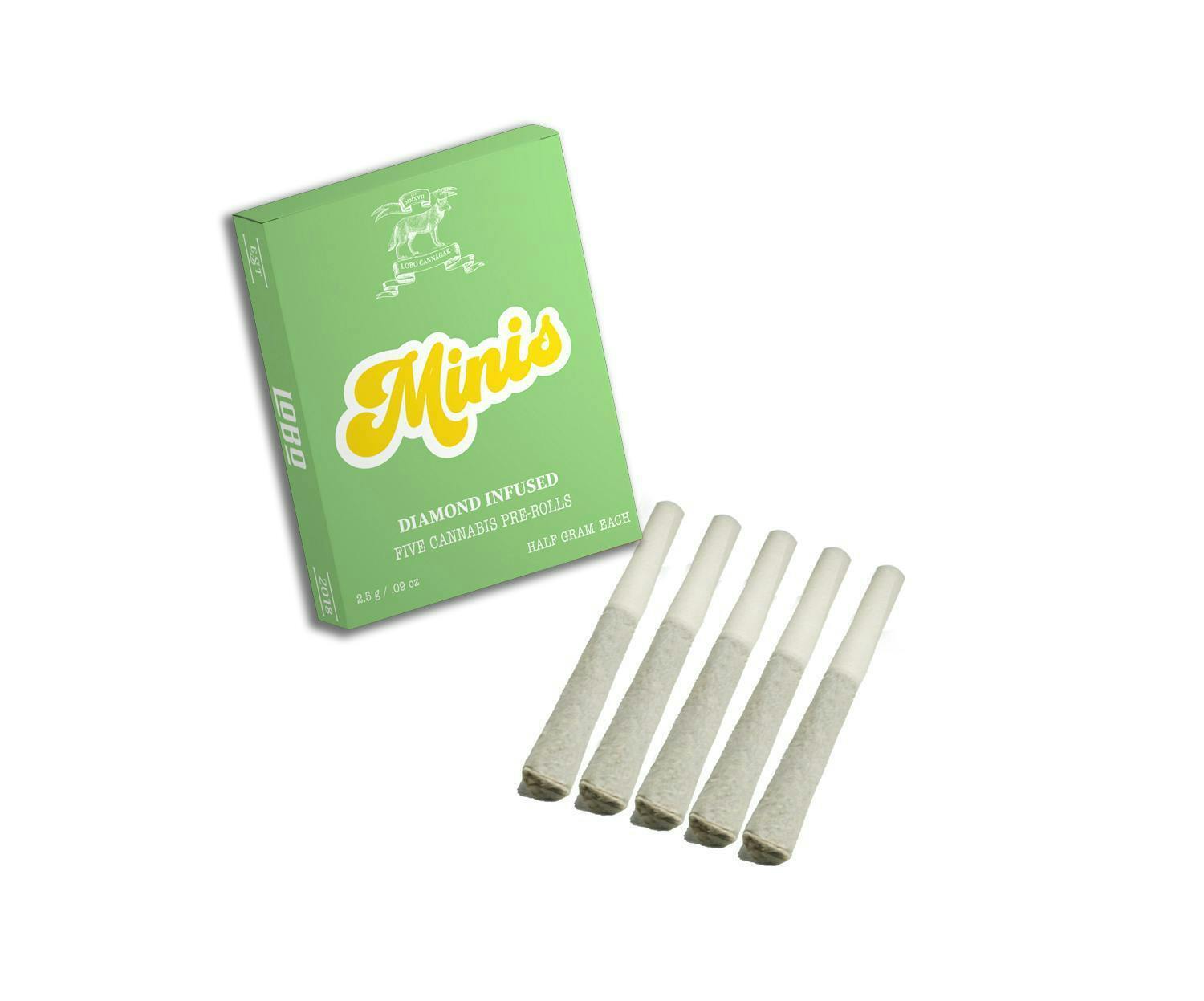 Blue Dream | .5g Minis Infused Prerolls | 5pk