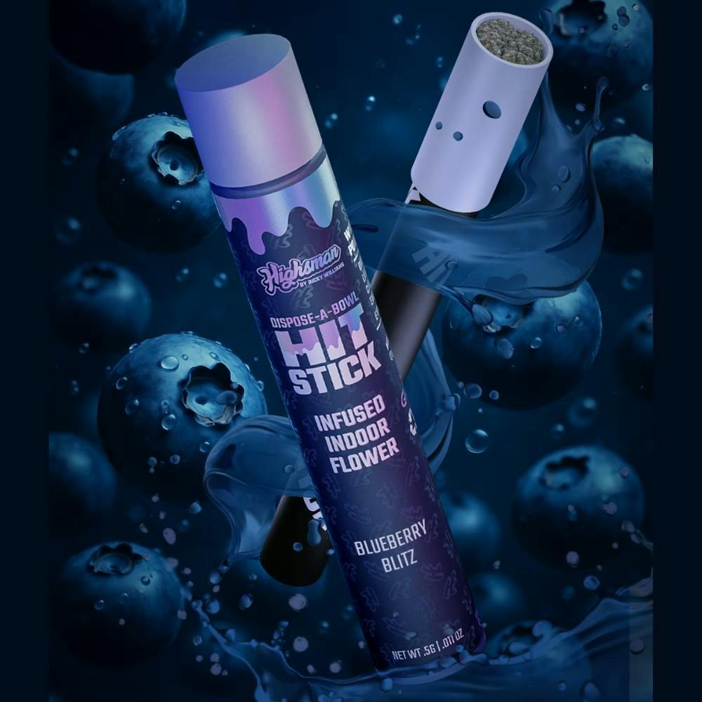 Blueberry Blitz | Indoor Flower Infused Hit Stick | .5g Single
