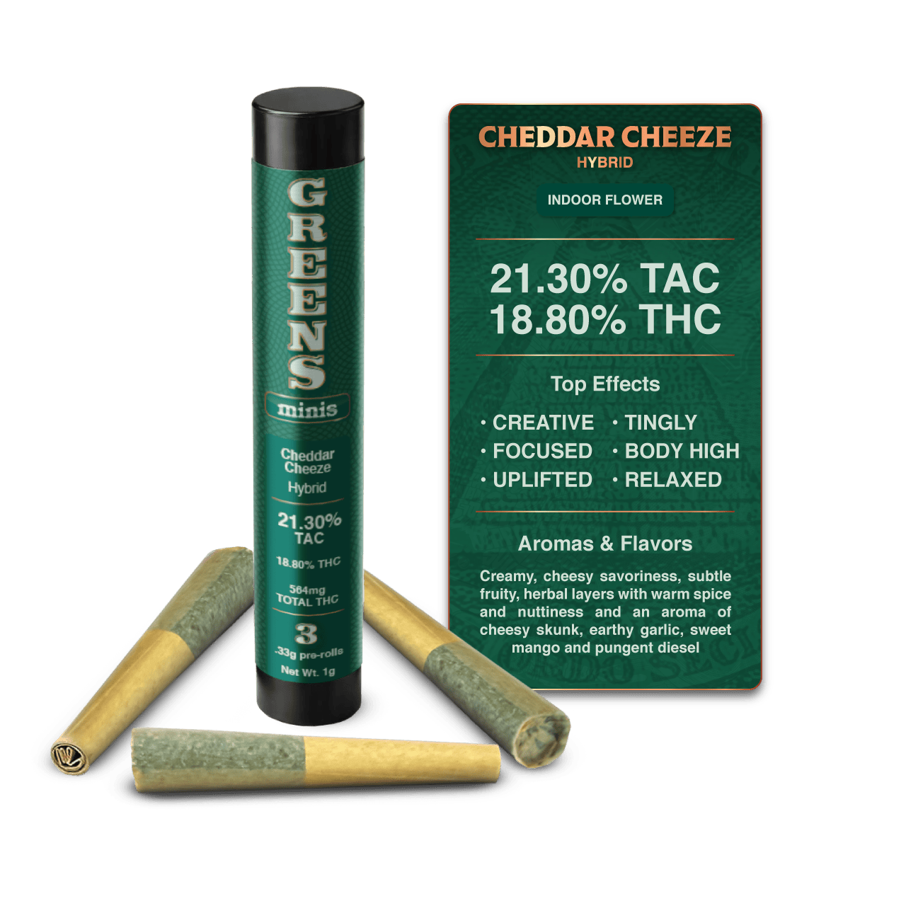 Cheddar Cheeze | Indoor | .33g 3 Pack