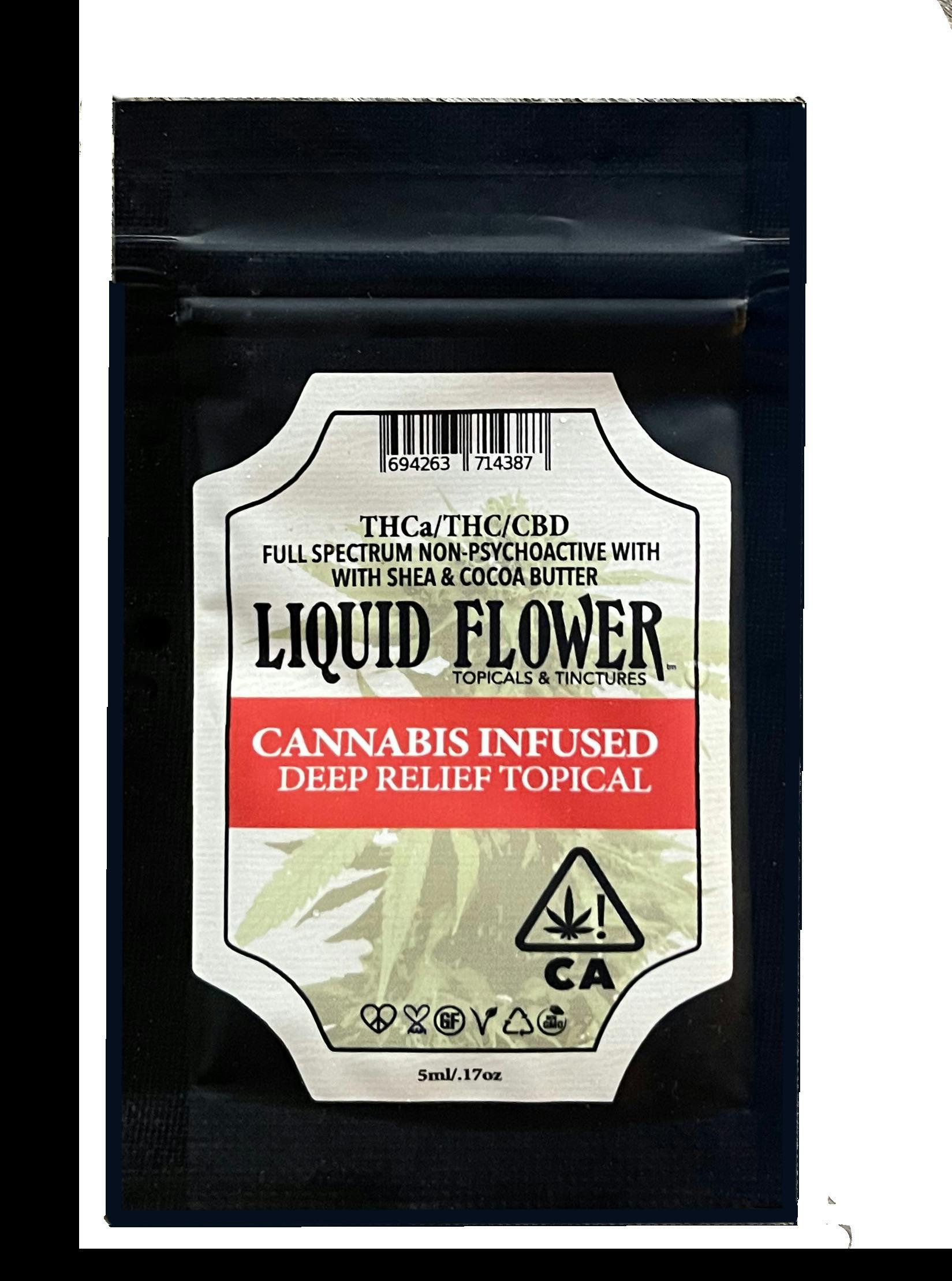Liquid Flower Deep Relief Topical Packet 5ml 47mg