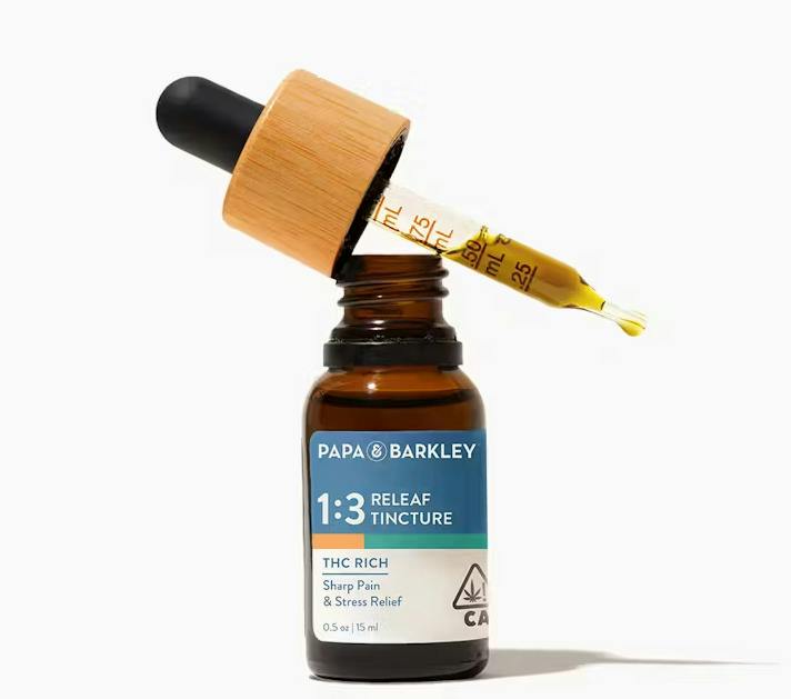 Papa & Barkley 1:3 CBD:THC Releaf Tincture 30ml