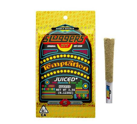 Sluggers Hit Temptation Infused Preroll 5pk 3.5g