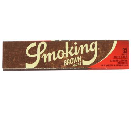 Smoking Brown King Size Unbleached 50/33