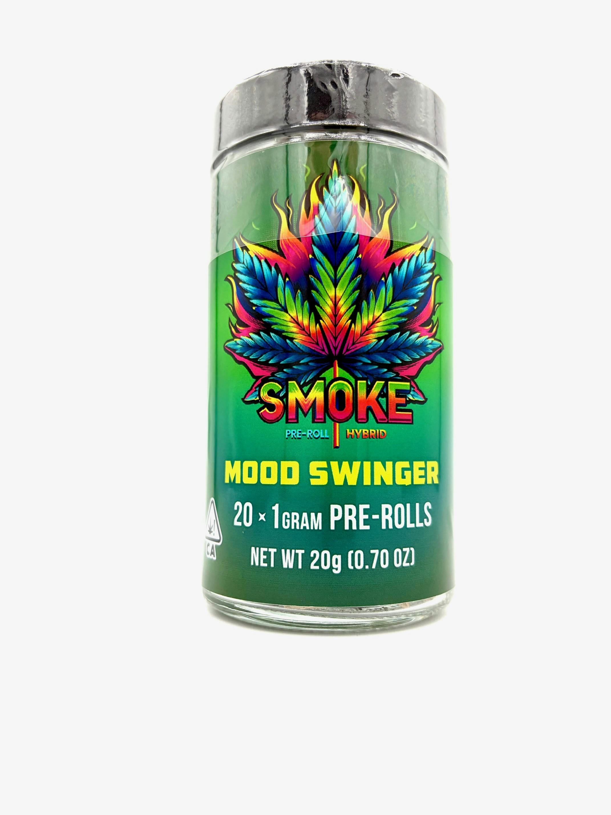 Smoke Mood Swinger Hybrid Preroll 20pk 20g