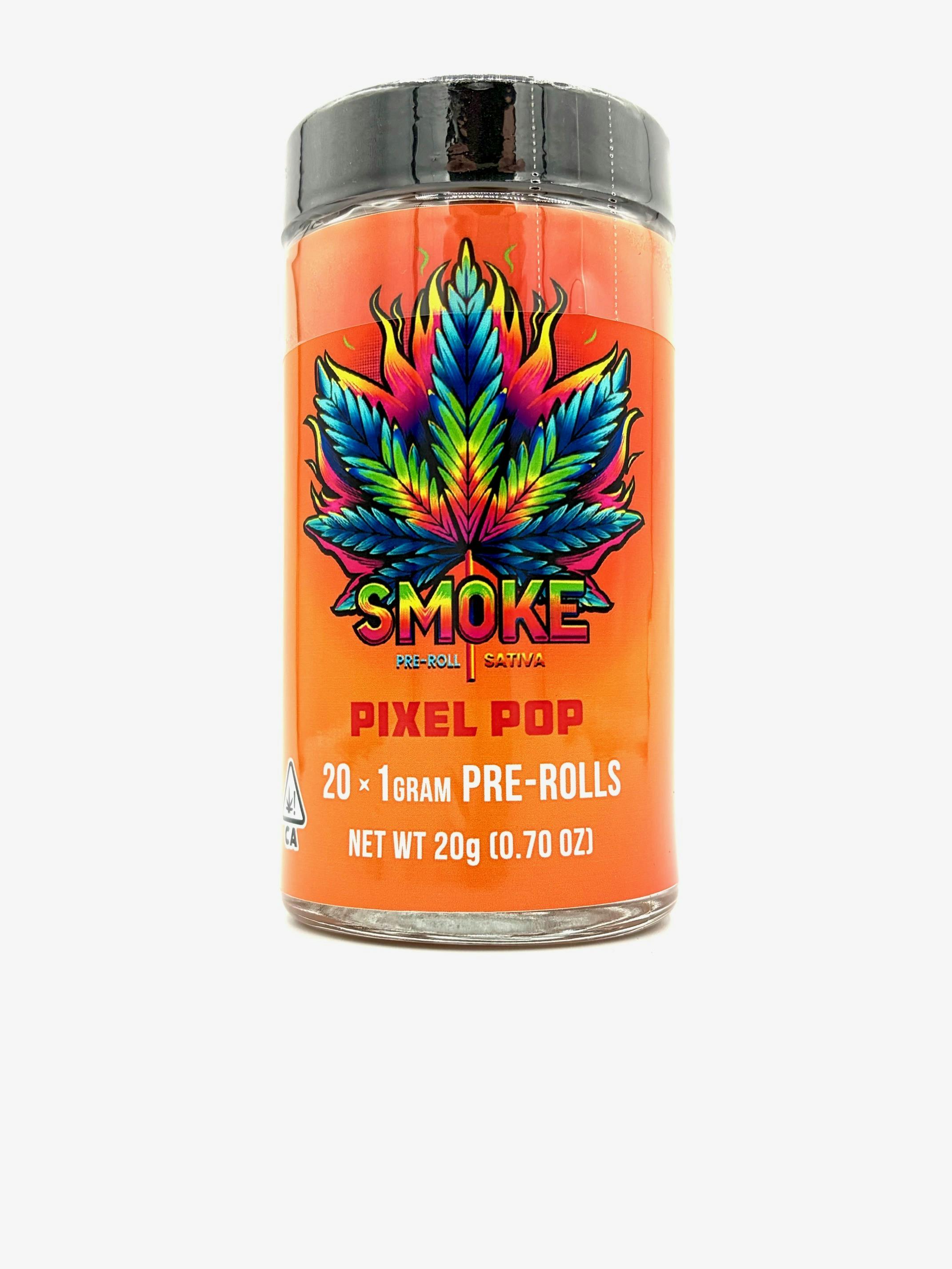 Smoke Pixel Pop Sativa Preroll 20pk 20g