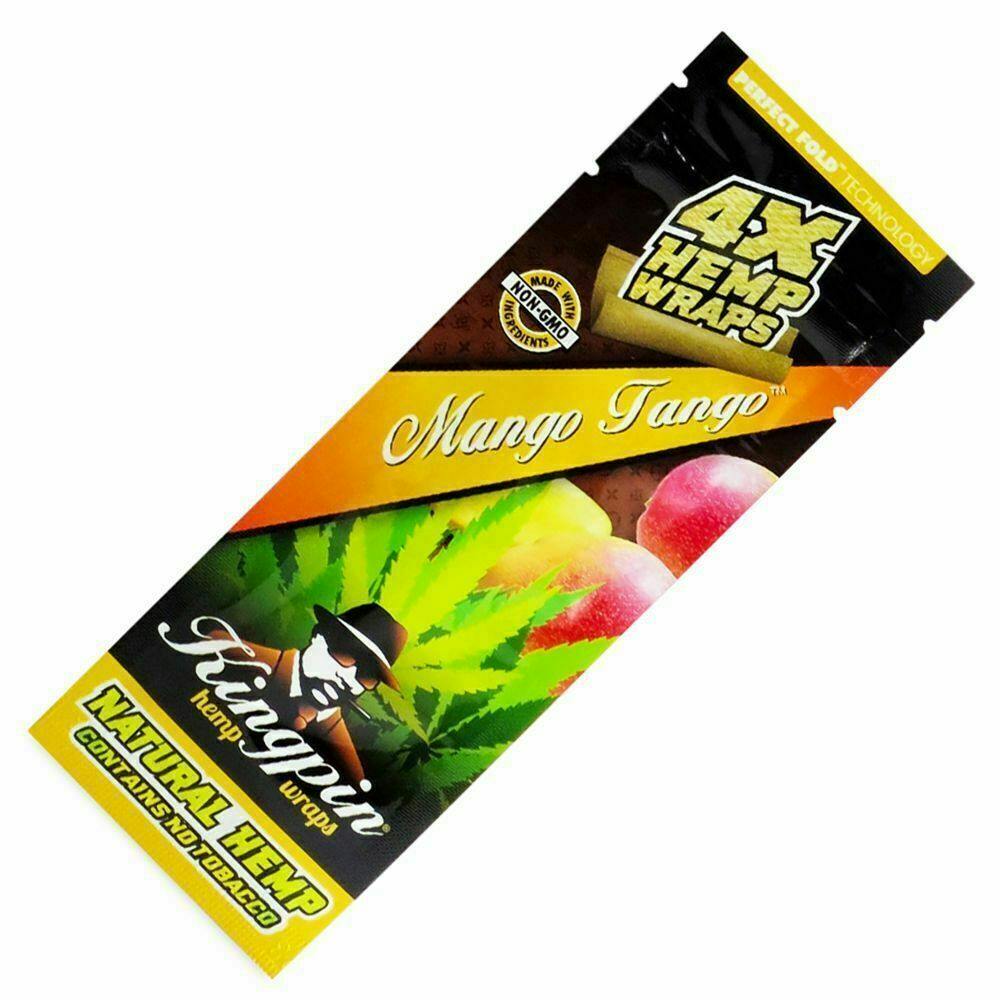 KingPin Hemp Wraps Mango Tango 4ct