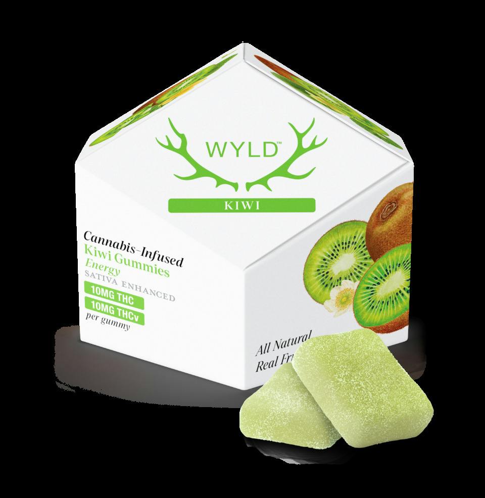 Wyld Kiwi 1:1: Wyld Kiwi 1:1 THC:THCV Gummies 200mg