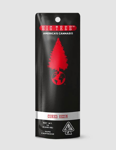 Big Tree Lemon OG Indica Cured Resin Cartridge 1g