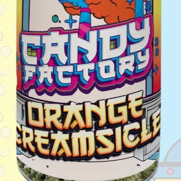 Candy Factory Infused Exotic 3.5g - Orange Creamsicle