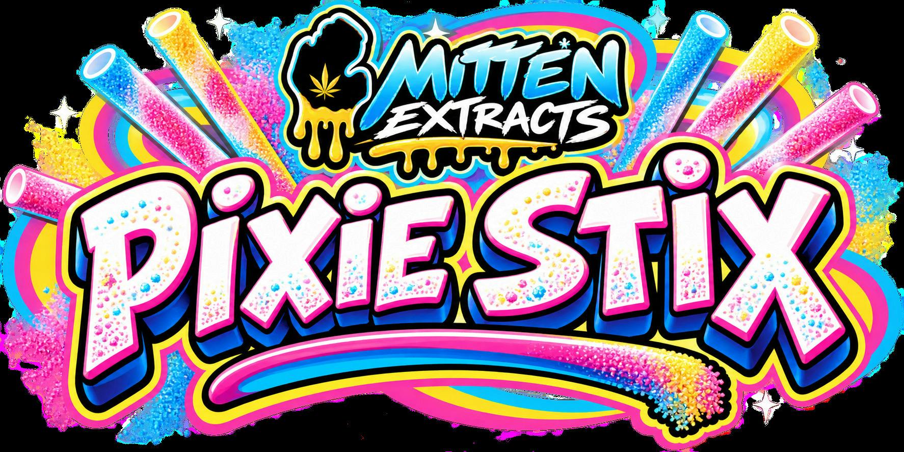 Pixie Stix | Pre-Roll | Infused | Single | 1.25g | Papaya Bomb | Hybrid