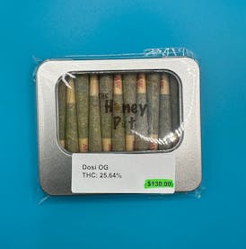 CA, Dosi OG, (15pk) .5g prerolls, 7.5g