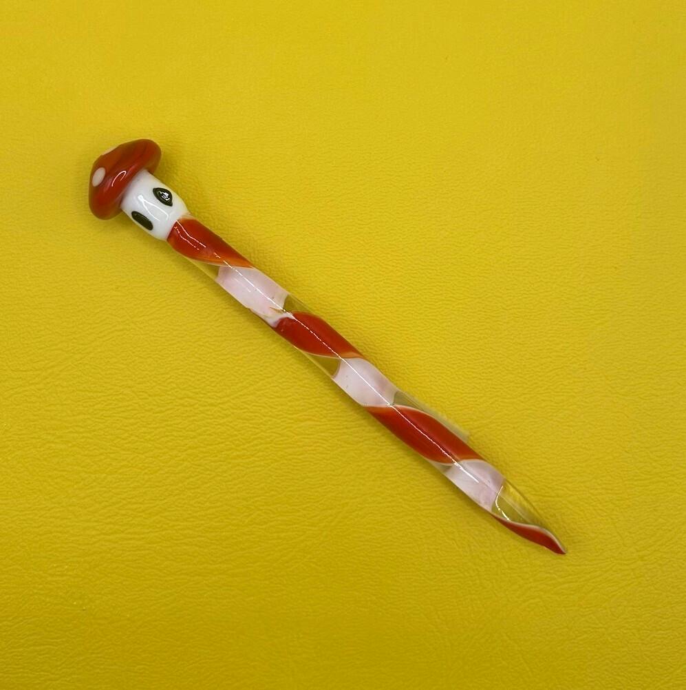HMI, 5" Mushroom Glass Dabber - colors may vary