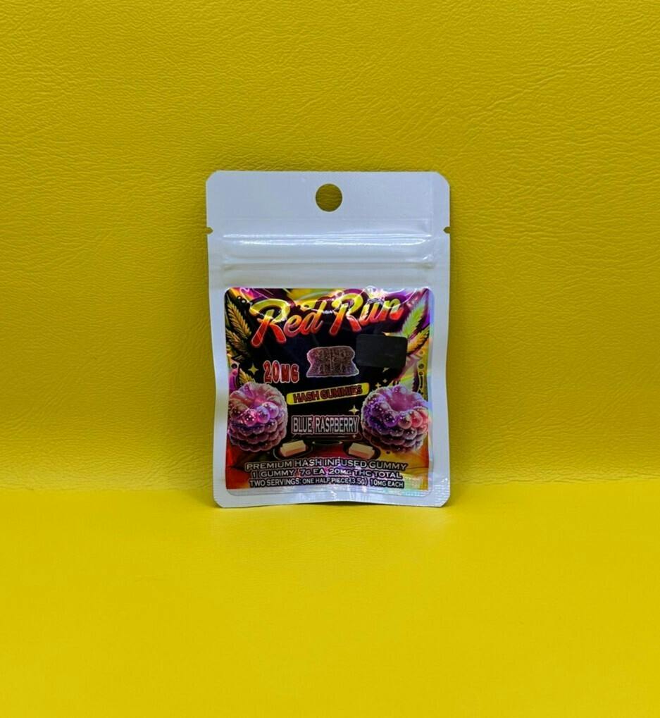 RR, Blue Raspberry Gummy, 20mg