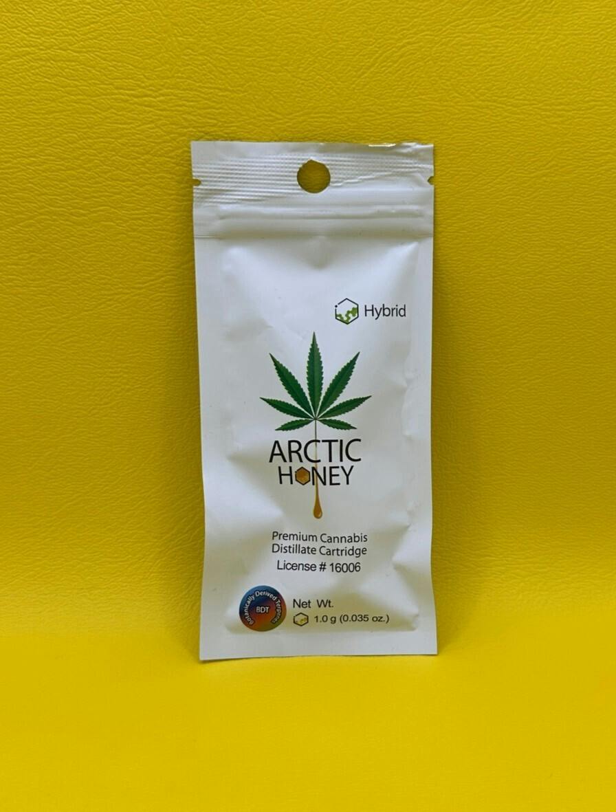 AB, White Peach, disposable cart, 1g - Hybrid