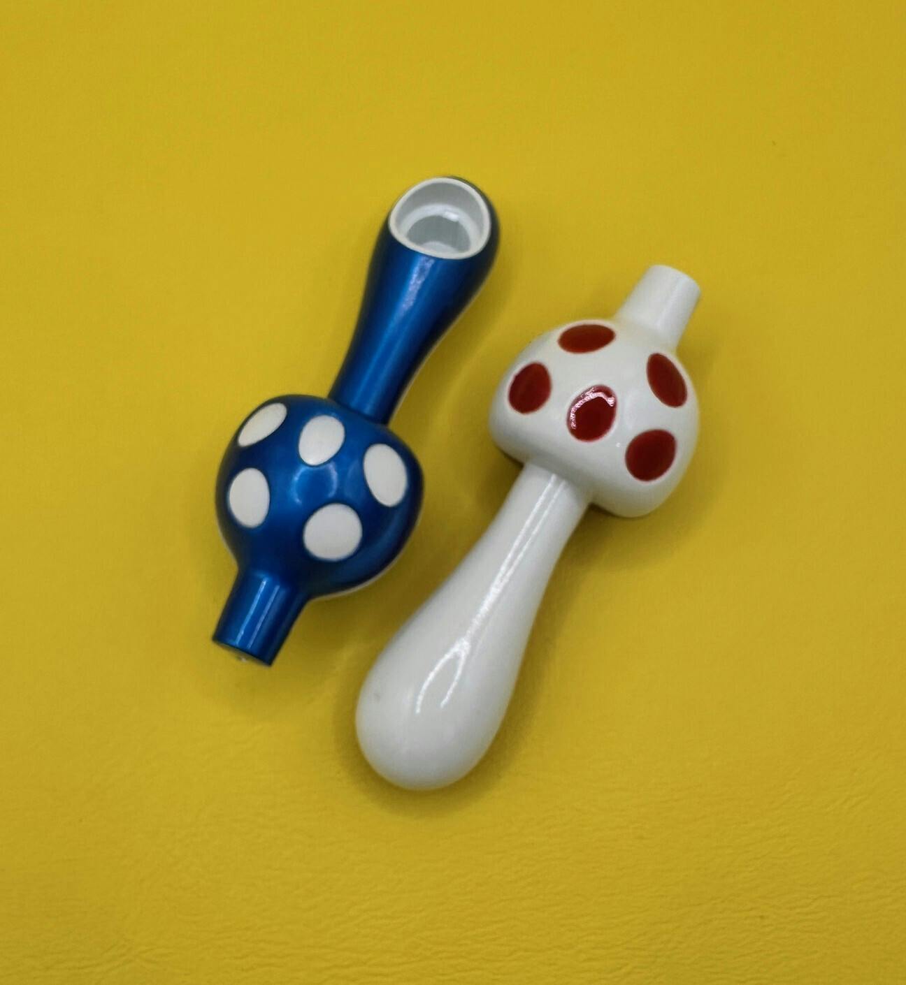 Luv, Aluminum Mushroom Pipe - assorted colors