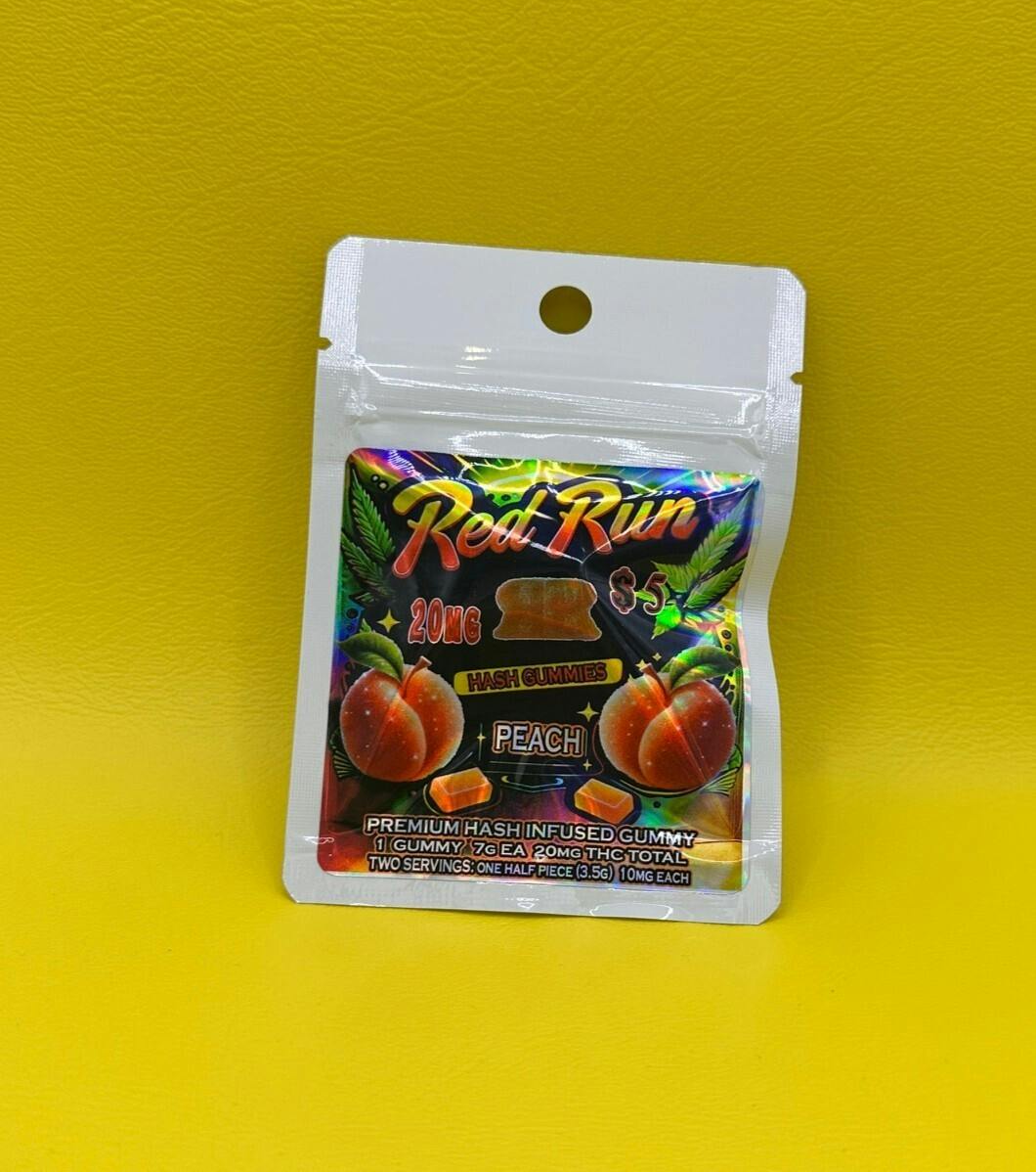 RR, Peach Gummy, 20mg