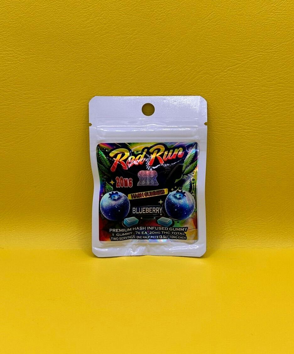 RR, Blueberry Gummy, 20mg at The Knotty Puffin