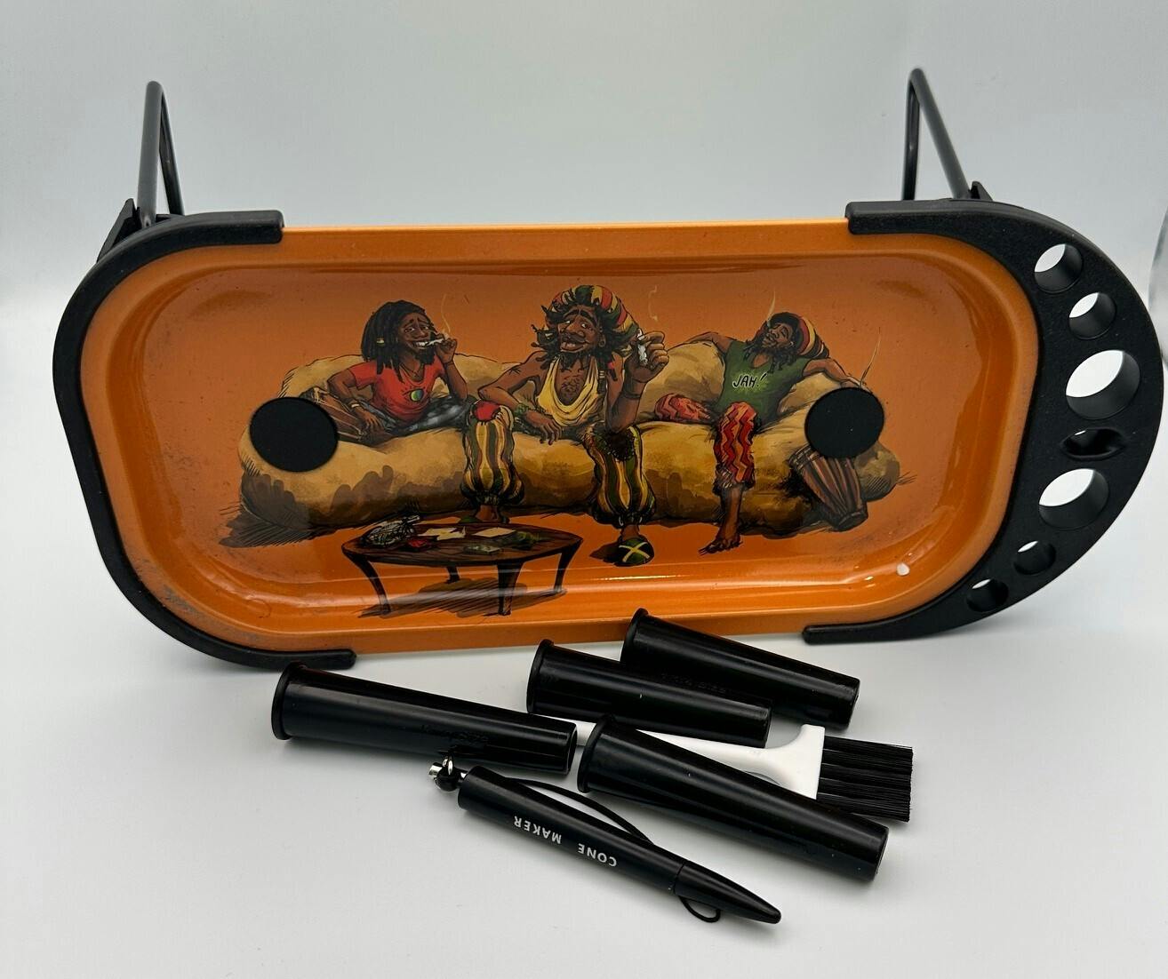 T, Rolling Tray with Tools -