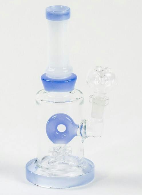 LUV, 7" Slime Donut Macaroni-Star Hanger Bong - colors and patterns may vary