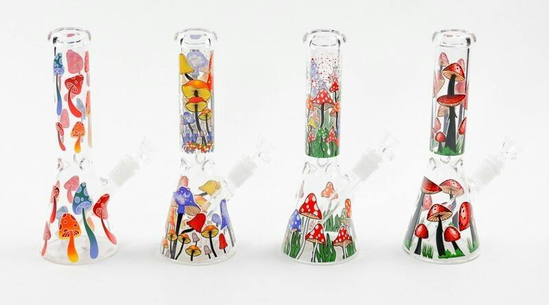 Luv, SirEEL 10" Funky Fungi Beaker Bong - colors and patterns may vary
